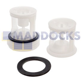 Original auténtico, Indesit, Ariston, Hotpoint, kit de filtros para lavadora para bomba de salida de drenaje 51 en 11