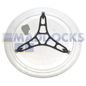 Genuine Original Hotpoint MWH, F03, MWI, MWA Series Microwave Turntable Glass Plate, Tripod Support Stand and Drive Coupling Service Kit