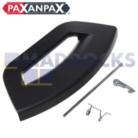 Compatible con el kit de manijas de puerta de grafito de la serie Futura de Indesit