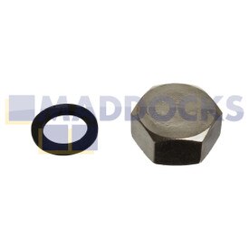 Genuine Original Indesit Tapa ciega de latón con tope de 3/4 "(paquete de 10)