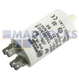 Condensador Indesit original genuino (8uF / 8MFD, 450VAC)
