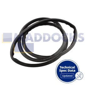 Junta interior de puerta de horno original para modelos Beko D653W, DCG8621SI, DCG8621W, DV655S; Stoves, Belling, New World