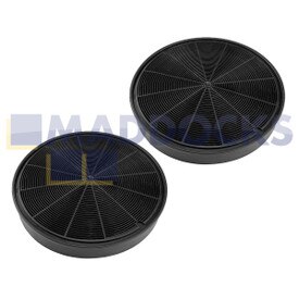 Genuine Original Belling 444410880, 444410881, 444411671, 444411668; Stoves 444410880, 444410881 Series Carbon Charcoal Cooker Hood Filters (Pack of 2)