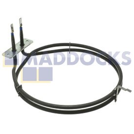 Genuino original Indesit KFW3800, IFW6300, IFW4840 Series, IFW3841PIXUK; Elemento De Horno Con Ventilador Serie SA2840PIX, SA2844HIX, SA3340HIX Hotpoint (1800W, 240V)