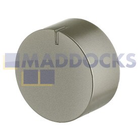 Genuine Original Candy PGF750/25WX; Hoover HGH64, HGH75 Type Gas Hob Silver Gas Tap Control Knob