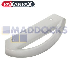 Compatible para Electrolux Zanussi ZFU19SM, ZFU319EW, NDD9230 Tipo Manija de puerta de plástico blanco para frigorífico y congelador