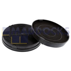 Genuine Original Electrolux Produced Faber EFF62 Type Carbon Charcoal Filter (200mm x 30mm, Pack of 2)