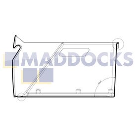 Genuine Original Electrolux Drawer, Assembly, Neutral, 738, 24