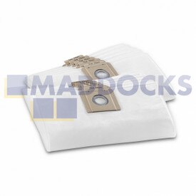 Bolsas de microfibra SMS para aspiradora Karcher T10, T12, Trek Vac 2, Trek Vac 3 Series originales y genuinas (paquete de 10)