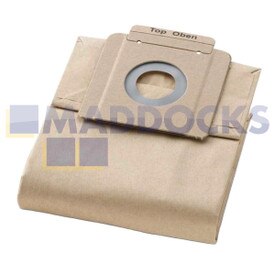 Genuine Original Karcher T7/1, T9/1, T10/1 Series Aspiradora 'M Class' Bolsas de papel de filtración (paquete de 10)