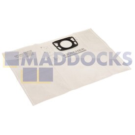 Genuino y original Karcher 'KFI357' Tipo WD2, WD3, KWD1-3, WD3.200-WD3.800M, SE4001-2 Series Aspirador SMS Bolsas de polvo de microfibra (paquete de 4)