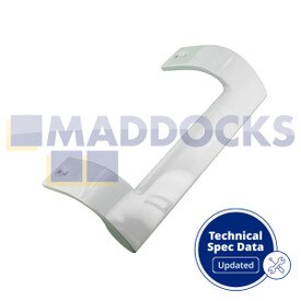 Original auténtico, Beko tipo CXFD5104W, DSE28000KL, manilla para puerta de frigorífico congelador
