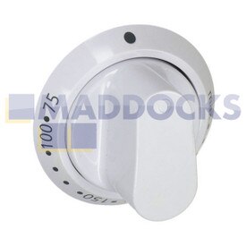 Genuine Original Beko BCDP503W, BCDVC503W Type White Oven Temperature Knob & Surround
