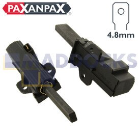 Escobillas compatibles con motores Sole 105982/124309 de carbono (33mm x 13mm x 5mm, paquete de 2)