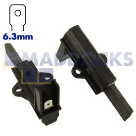 Escobillas compatibles con motores Indesco/ICE de segundo tipo, de carbono (26mm x 12mm x 5mm, paquete de 2)