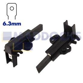 Genuine Original Brandt, Fagor, Indesit, Ariston, Creda, Blomberg WTC, 905, VLT, EG7, WTM, EG1, EG6, BWF, TX7, VLF Series Selni Motor Carbon Brushes (31mm x 12mm x 5mm, Pack of 2)
