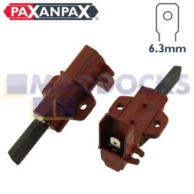 Escobillas compatibles con motores Indesco/ICE, de tercer tipo, de carbono (26mm x 12,5mm x 5mm, paquete de 2)