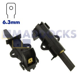 Escobilla original para motores Arcelik tipo L94MF7, de carbono (25mm x 12mm x 5mm, paquete de 2)