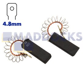 Escobillas laminadas de alta calidad de carbono originales para múltiples modelos de motores Bosch, Neff, Siemens de Bosch (36mm x 12mm x 5mm, paquete de 2)