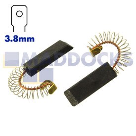 Insertos para escobillas de carbono laminadas compatibles con modelos de motores GEC/GDA (32mm x 10mm x 3,6mm, paquete de 2)