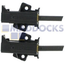 Genuine Original Indesit AEG/FHP Motor 'Type R' Carbon Brushes (35mm x 12mm x 6mm, Pack of 2)
