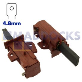 Escobillas de carbono compatibles con motores Sole (27mm x 12mm x 5mm, paquete de 2)