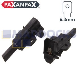 Escobillas de carbono compatibles con motores Welling tipo 31 (40W, 4.0A, 27mm x 12mm x 5mm, paquete de 2)