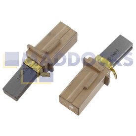 Escobillas de carbono originales de Ametek Lamb para motores de 7,2" de 220-240V, para conmutadores de 1,339", 28 barras (833450-53, 26mm x 14mm x 8mm, paquete de 2)
