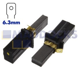 Escobillas de carbono originales de Ametek Lamb para motores de 7,2" de 220-240V, para conmutadores de 1,339", 28 barras (833410-53, 27mm x 14mm x 13mm, paquete de 2)