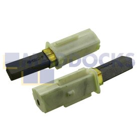 Escobillas de carbono originales de Ametek Lamb para motores de 5,7" de 220-240V, ancho de 0,323", para conmutadores de 1,275", 22 barras (833423-62, 30mm x 11mm x 8mm, paquete de 2)
