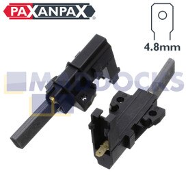Escobillas de carbono compatibles con motores Ceset de forma cuadrada, de carbono (40mm x 13mm x 5mm, paquete de 2)