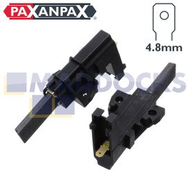 Escobillas de carbono compatibles con motores Ceset (34mm x 13,5mm x 5mm, paquete de 2)