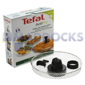 Genuino original Tefal Actifry Express / Original FZ74XX, FZ75XX, GH84XX, Actifry Express XL AH95XX, Actifry Family AH90XX, AW95XX, Actifry 2 en 1 YV96XX, Actifry Essential FZ30XX Cesta de rejilla para refrigerios