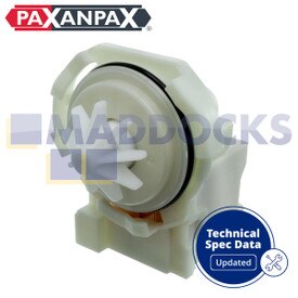 Compatible con la base de la bomba de desagüe del lavaplatos tipo 'LS08' de montaje multimodelo Smeg (220 V-240 V)