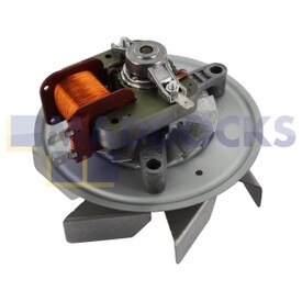 Ensamblaje de placa de montaje y motor de ventilador con fijación de tres puntos universal para modelos Belling Executive, Format, Forum; Creda, Tricity Bendix, Electrolux