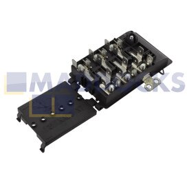 Caja de conexiones de bloque de terminales original para múltiples modelos de Beko, Howden, Diplomat Leisure, Stoves, Belling, Flavel, New World, Hygena