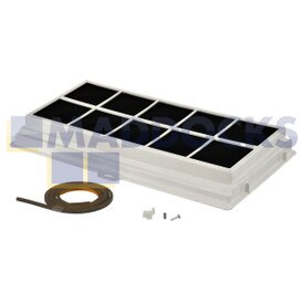 Kit de filtro de carbón original para modelos BSH Bosch DHE645MGB, DWEPI1AGR, DHE635BGB, DHE645MGB, LE1TIE1GB, LE1TIE2GB, LE1TIE3GB (DSZ11AF)