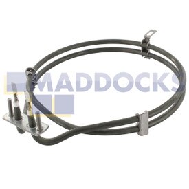 Elemento de ventilador de horno original para modelos AEG, Blomberg, Brandt, Homark, DeDietrich, Ocean, White Westinghouse, Proline EF7000 (2000W)