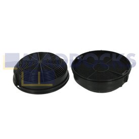 Filtros de campana extractora de carbón universales Elica 'Type 47' (150 mm x 50 mm, paquete de 2)
