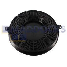 Filtro de carbón compatible con modelos Elica tipo 48 (235mm x 29mm, paquete de 1)