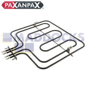 Elemento de grill compatible con modelos AEG, Electrolux, Firenzi, John Lewis, Moffat, Parkinson Cowan, Tricity Bendix, Zanussi ZDQ595, U3100-4-M, ZUF270, U7101-4-M, ZCE7610 (2800W)