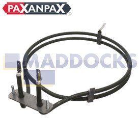 Elemento de ventilador de horno compatible con modelos Hygena, Diplomat, Schreiber APL3311-3421-3811-4310, SCH3341-4340-4440, Baumatic, Belling, Gorenje (2200W)