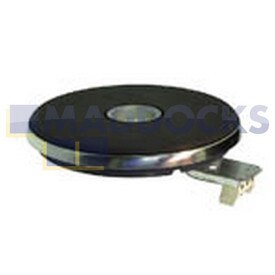 Placa de cocción sólida automática con sensor universal y orificio de 35 mm y borde cromado de 8 mm de ancho original producido por EGO (145 mm y 1500 W)