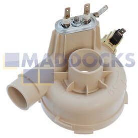 Genuine Original Midea Multi-Model Fitting Dishwasher Heating Element & Housing Assembly (1800W)
