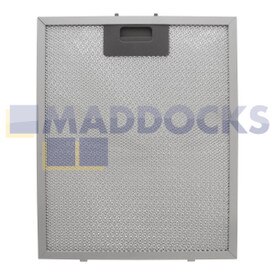Genuine Original Amica ECH, ECN, ECP, MEP Series Wire Mesh Cooker Hood Filter, Handle Side Length 255mm, Plain Side Length 315mm