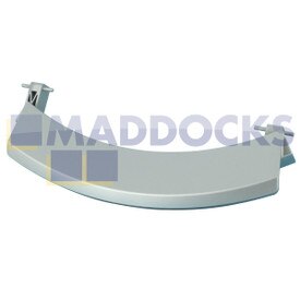 Tirador de puerta de lavadora de plástico blanco original para modelos BSH Bosch WAS, WLM, WVH