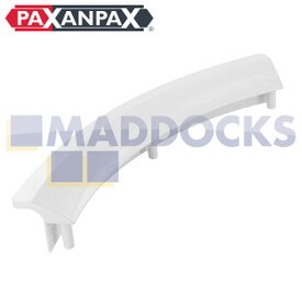 Mango de puera de secadora de plástico blanco compatible con modelos Bosch, Siemens 3SC, WT3, WT4