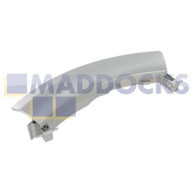 Tirador de puerta de lavadora de plástico plateado compatible con modelos BSH Siemens WM12, WM14, WM16