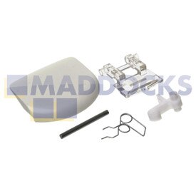 Kit de tirador de puerta de plástico blanco compatible con modelos Servis M300, M3000, M900, M9000