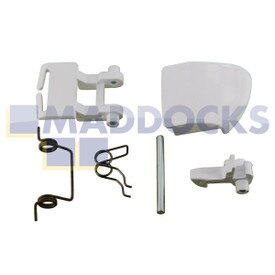 Kit de tirador de puerta de plástico blanco compatible con modelos Electra AWM; Servis M300, M3000